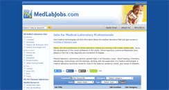 Desktop Screenshot of medlabjobs.com